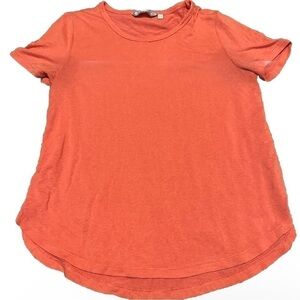 Athleta Tee - Orange Size Small - Athleta - Workout - Basic Tee - Gym Yoga